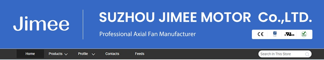 Jimee Motor Wholesale Didw Centrifugal Blower China Turbo Blower Factory Stainless Steel Blade Material Jm8038b1hl 80*80*38mm AC Axial Blowers